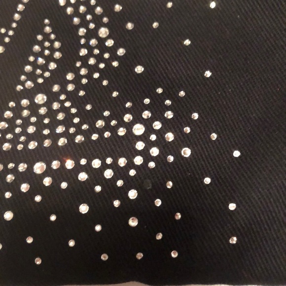 Authentic YSL swarovski black handbag tote - Picture 6 of 8